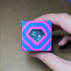 Needoh Mini Groovy Jewel Blue Sparkle NWT